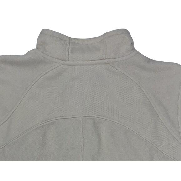 CABELA'S Women's Fleece Vest Cream Large Full Zip Pockets Outdoors Winter EUC - Picture 9 of 13
